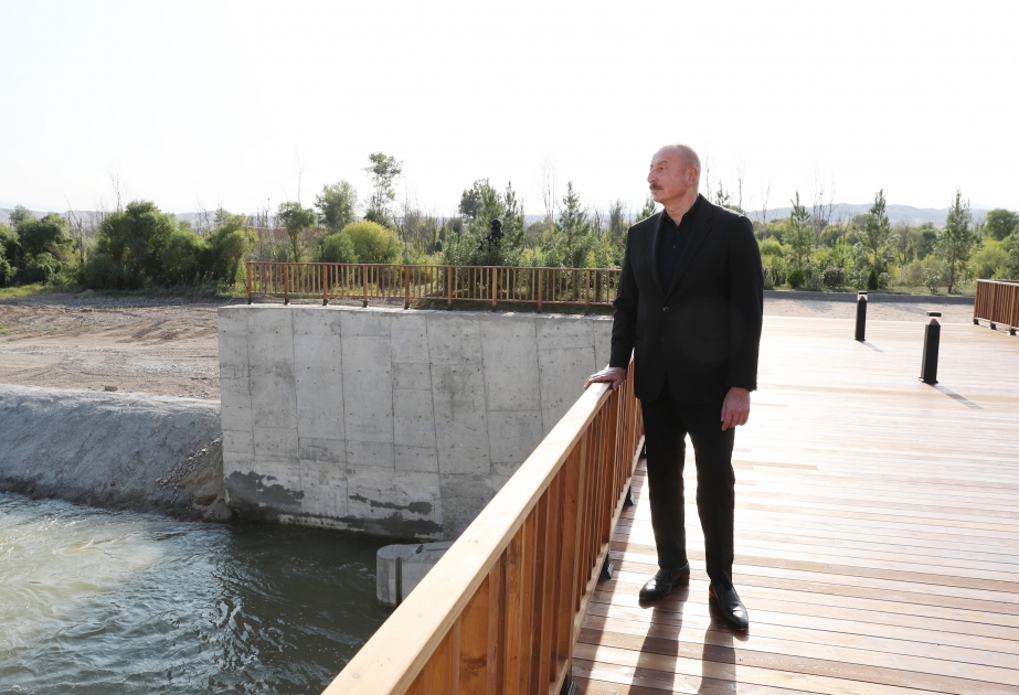 Prezident İlham Əliyev və birinci xanım Mehriban Əliyeva Zəngilan rayonunda olublar