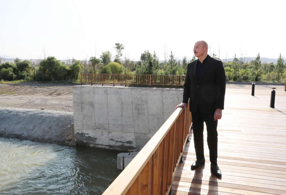 President Ilham Aliyev and First Lady Mehriban Aliyeva visited Zangilan district