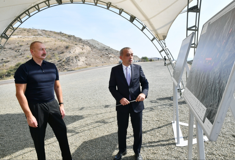 Goubadly : Ilham Aliyev prend connaissance des projets des barrages « Berguchadtchaï » et « Zaboukhtchaï » VIDEO
