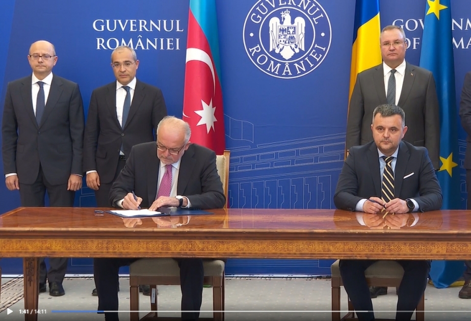 La compañía rumana Romgaz y la azerbaiyana SOCAR firman un memorando de entendimiento