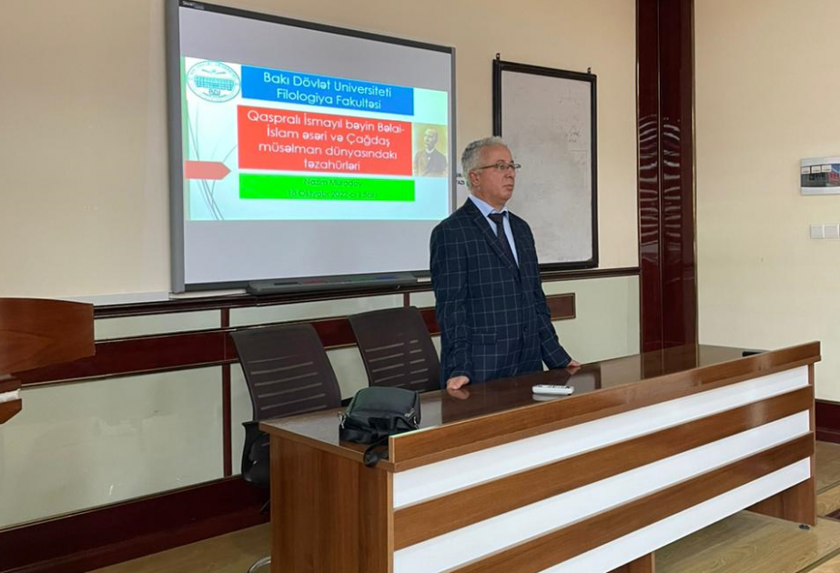 В БГУ доцент Европейского университета Лефке прочитал лекцию о творчестве Исмаил бея Гаспринского