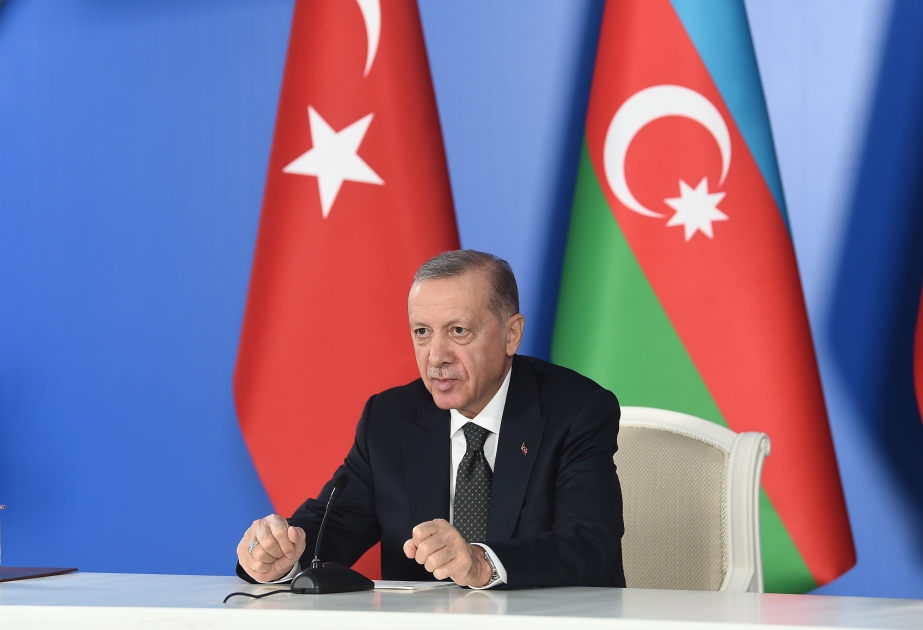 Türkiyə Prezidenti: Azərbaycanlı qardaşlarımızın azad edilən torpaqlara qayıtmağa başlaması bizi çox sevindirir