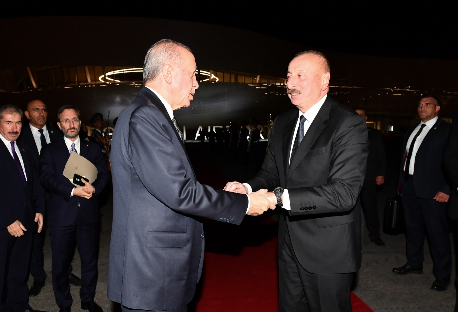 President of Turkiye Recep Tayyip Erdogan completed official visit to Azerbaijan VIDEO