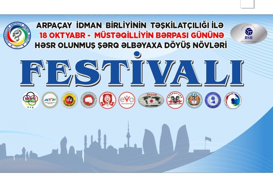 Müstəqilliyin Bərpası Gününə həsr olunmuş Şərq əlbəyaxa döyüş növləri festivalı keçiriləcək