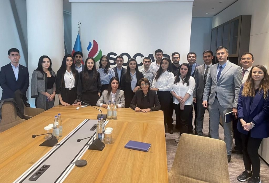 SOCAR-da geologiya üzrə Ödənişli İstehsalat Təcrübəsi Proqramının qalibləri ilə görüş keçirilib