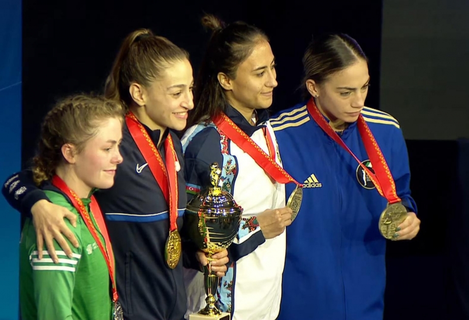 Azerbaijani female boxers claim two European medals