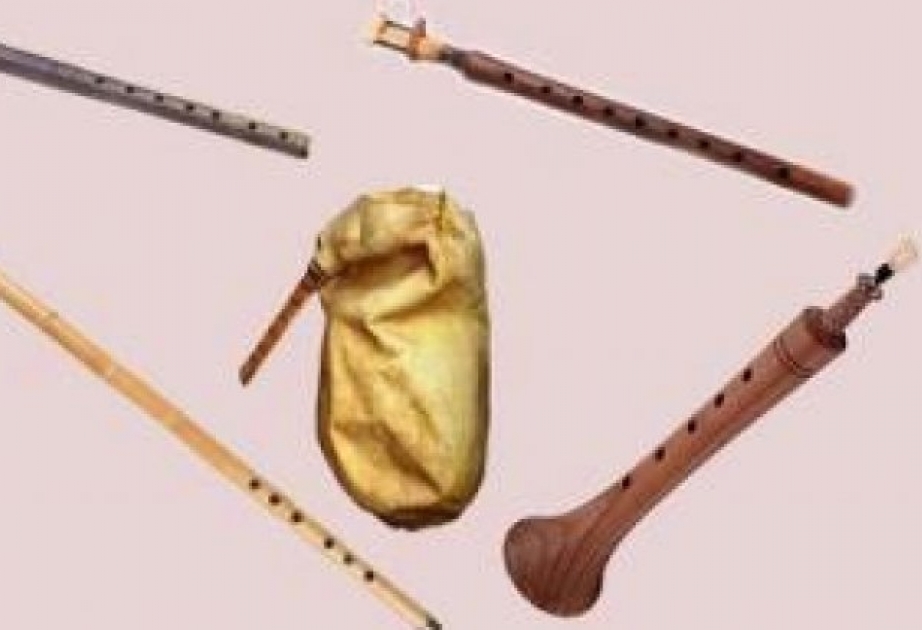 Tulum – ancient wind musical instrument of Turkic world similar to Scottish bagpipe