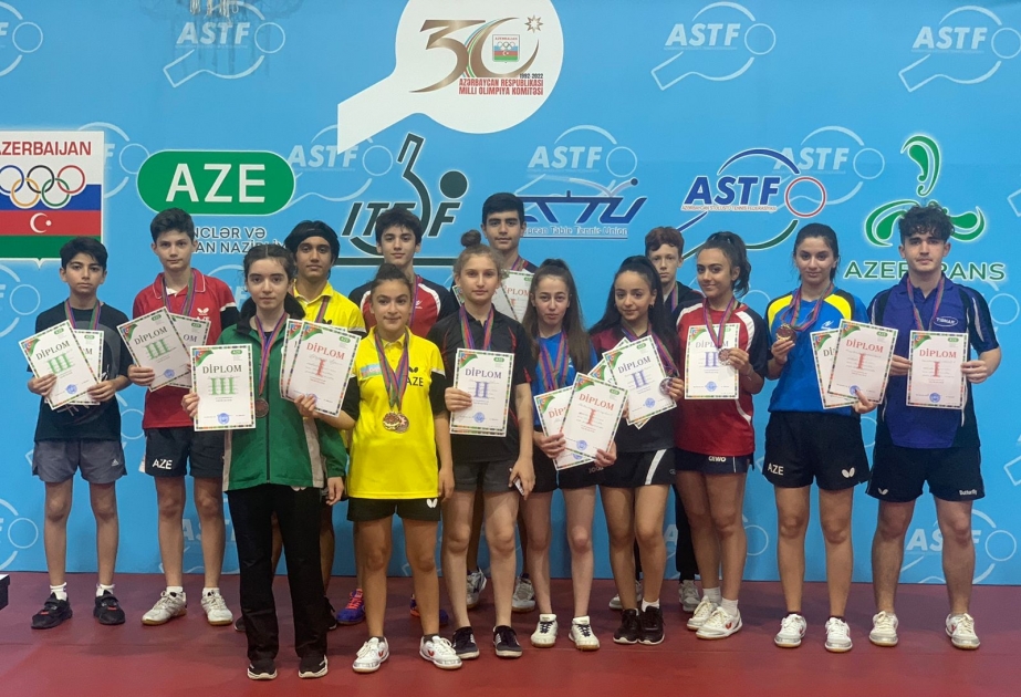 Stolüstü tennis üzrə paytaxt kuboku yarışına yekun vurulub