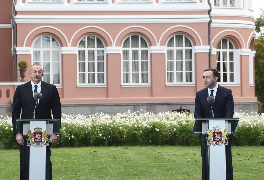 Georgian PM Irakli Garibashvili hails President Ilham Aliyev’s contribution to close relations between Azerbaijan and Georgia