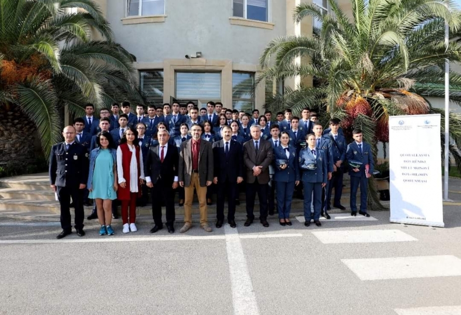 Gömrük Akademiyasında "Qloballaşma dövründə milli-mənəvi dəyərlərin qorunması" adlı layihə çərçivəsində tədbir keçirilib
