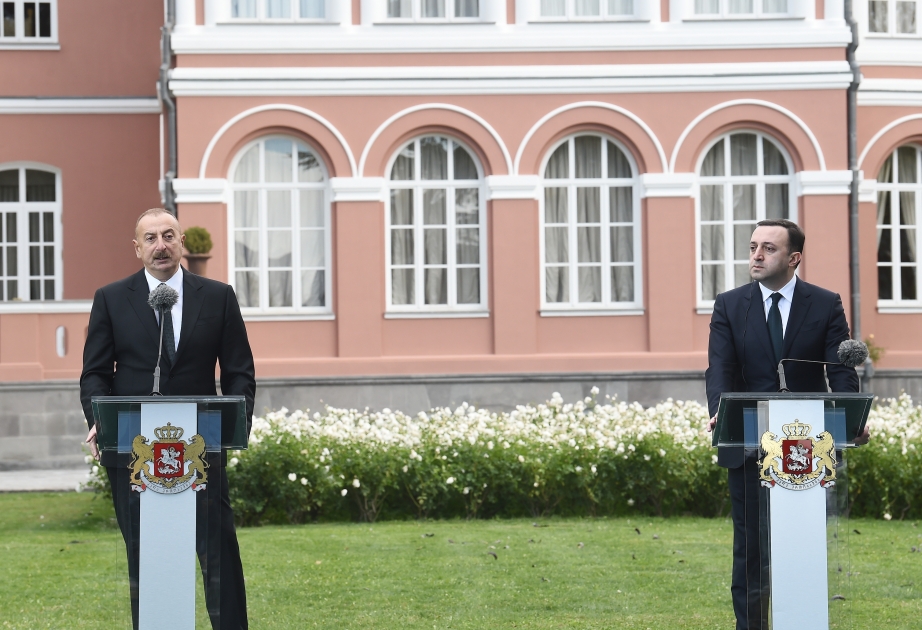 Presidente Ilham Aliyev: “En la actualidad, las relaciones de asociación estratégica entre Azerbaiyán y Georgia se han elevado casi al nivel de alianza”