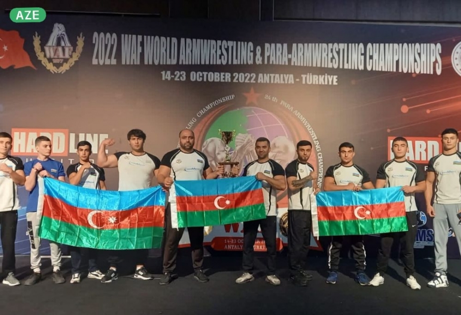 Azərbaycan komandası qol güləşi üzrə dünya çempionatında 10 medal qazanıb
