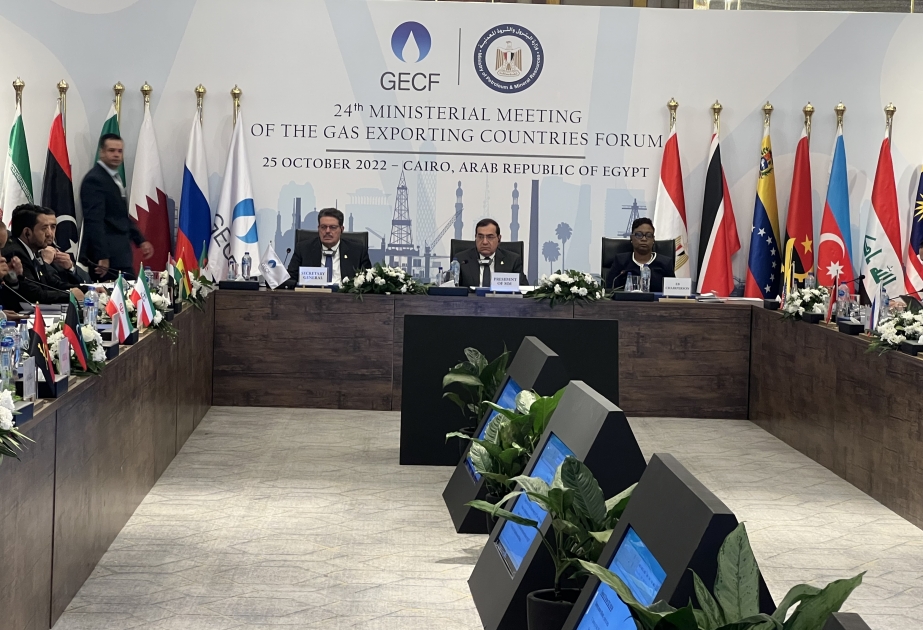 Azərbaycan Misirdə keçirilən Qaz İxracatçısı Ölkələrin Forumunun nazirlər səviyyəsində iclasında təmsil olunub