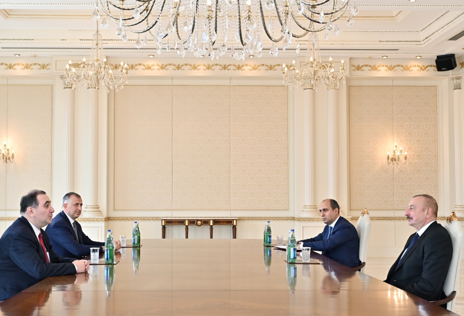 President Ilham Aliyev received Minister of Education and Science of Georgia VIDEO