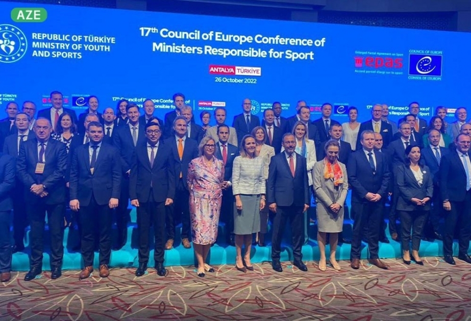 Le ministre de la Jeunesse et des Sports participe à la 17e Conférence des ministres responsables du Sport du Conseil de l’Europe