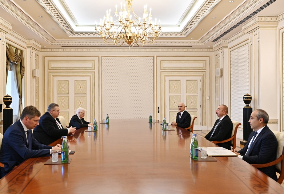 President Ilham Aliyev received Deputy Prime Minister of Russia VIDEO