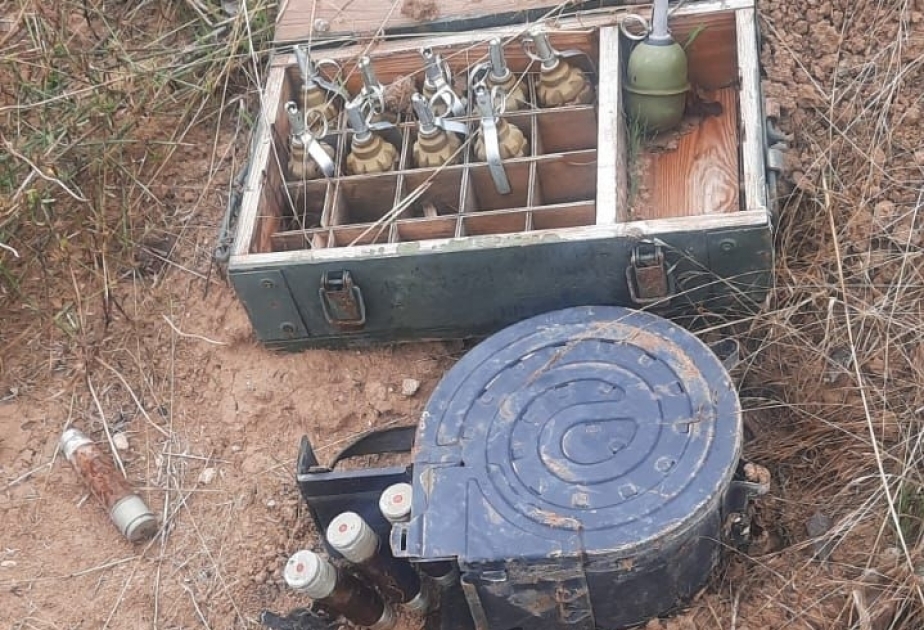 Se encuentran municiones abandonadas por los armenios en Jabrail