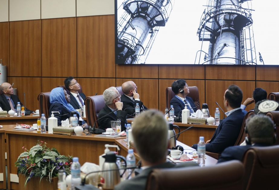 Los delegados de la OANA visitan la Organización de la Energía Atómica de Irán