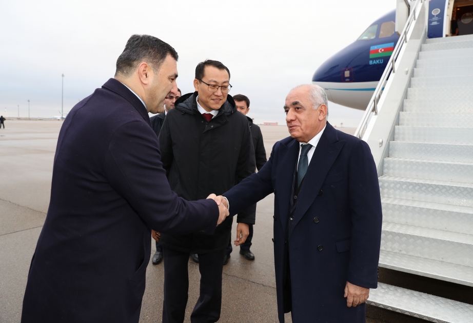Baş nazir Əli Əsədovun Qazaxıstana işgüzar səfəri başlayıb