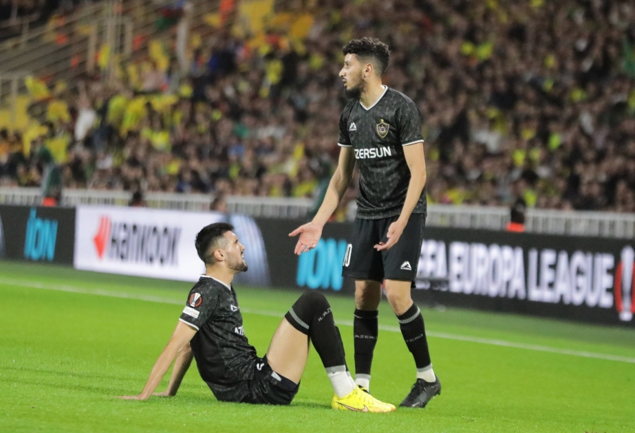 UEFA Avropa Liqası: “Nant” – “Qarabağ” oyununda birinci hissə başa çatıb