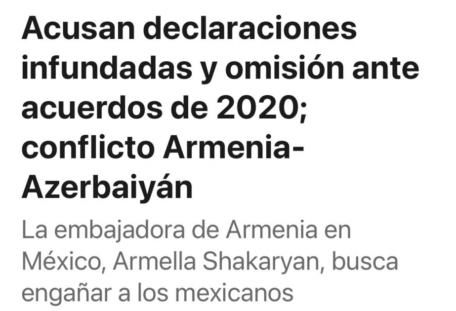 Las calumnias del lado armenio fueron expuestas en la prensa mexicana
