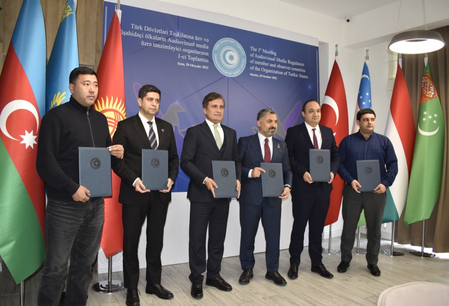 Şuşada TDT ölkələrinin Audiovizual media üzrə tənzimləyici orqanlarının arasında Niyyət Bəyannaməsi imzalanıb - YENİLƏNİB VİDEO