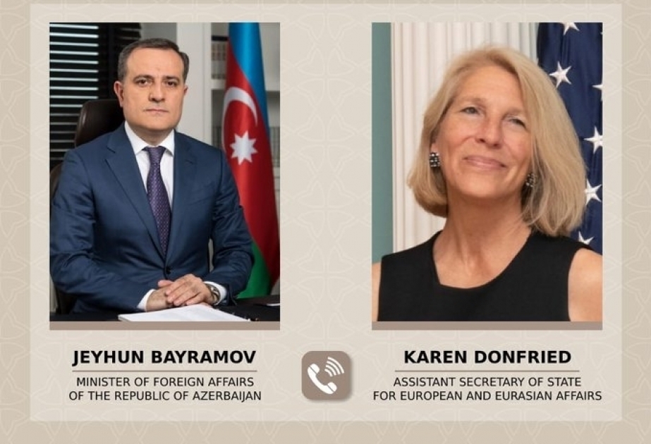 Aserbaidschanischer Chefdiplomat informiert US-Diplomatin über laufende Friedensprozesse zwischen Aserbaidschan und Armenien