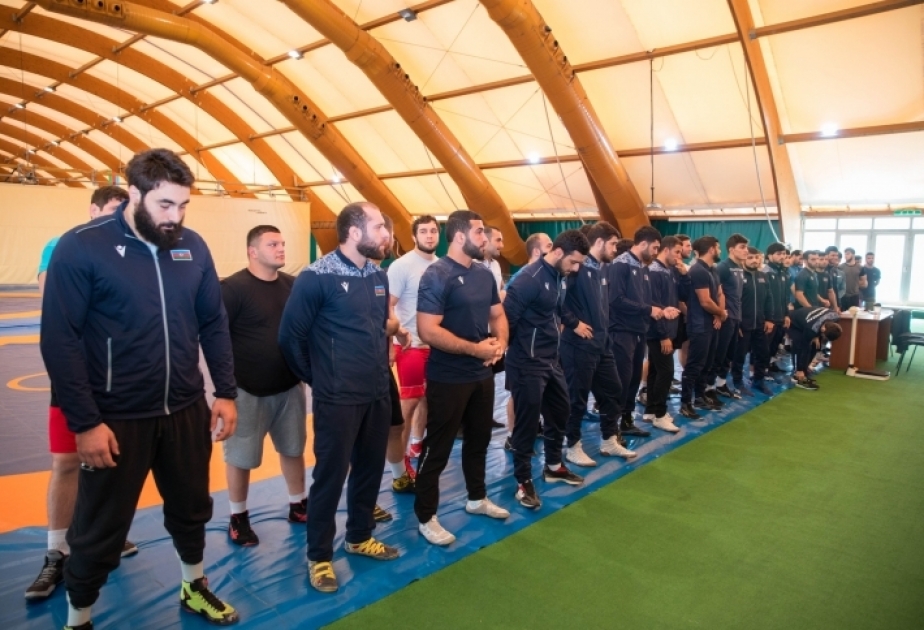 Yunan-Roma güləşçilərinin dünya kubokuna hazırlığı ilə bağlı açıq məşq keçirilib