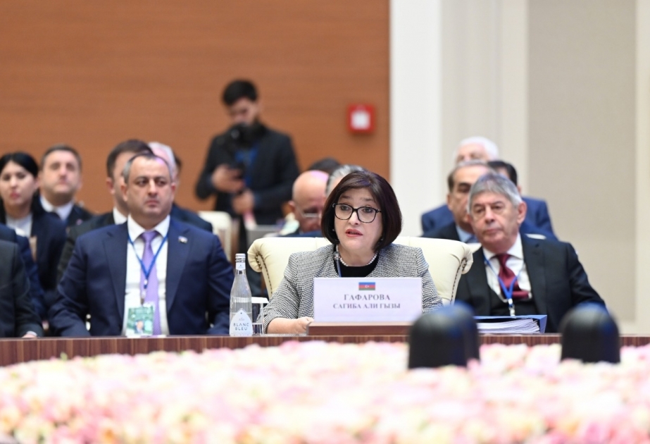 Milli Məclisin sədri Sahibə Qafarova Səmərqənddə MDB Parlamentlərarası Assambleyasının 54-cü plenar iclasında çıxış edib