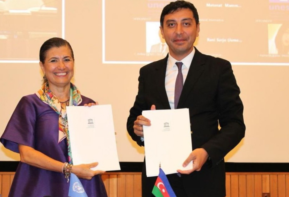Azərbaycan Hökuməti ilə UNESCO arasında müqavilə imzalanıb