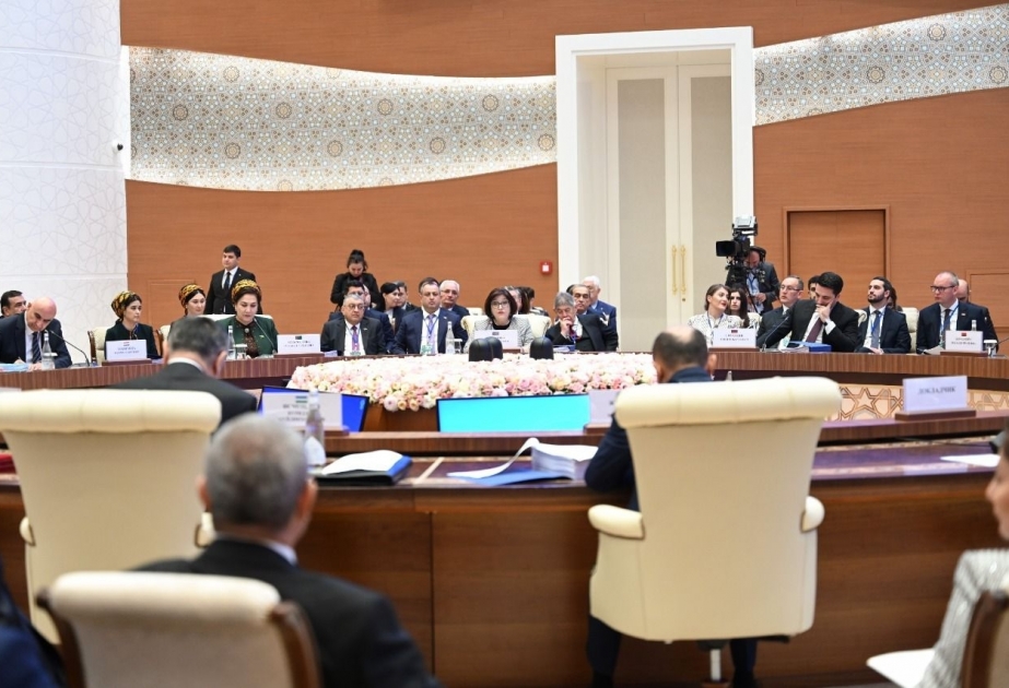 Milli Məclisin sədri Sahibə Qafarova MDB PA-nın plenar iclasında Ermənistan parlamenti spikerinin iddialarına cavab verib VİDEO