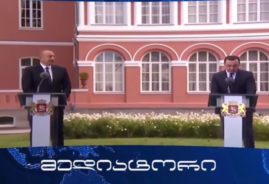 Gürcüstanın “AdjaraTv12” kanalında Prezident İlham Əliyevin Tbilisiyə işgüzar səfəri ilə bağlı xüsusi reportaj yayımlanıb