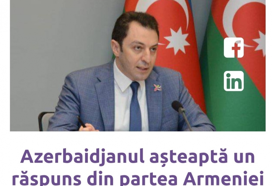 Moldova KİV-i Azərbaycanın Ermənistana təqdim etdiyi sülh müqaviləsinin əsas elementlərinə geniş yer ayırıb