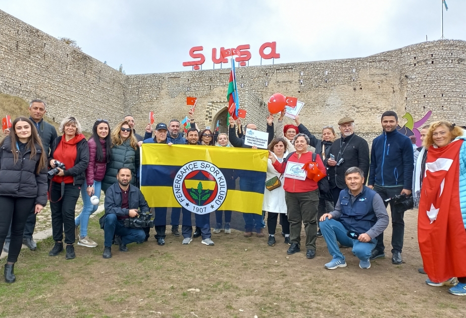 Türkiyə Səyyahlar Klubunun heyəti Şuşaya səfər edib