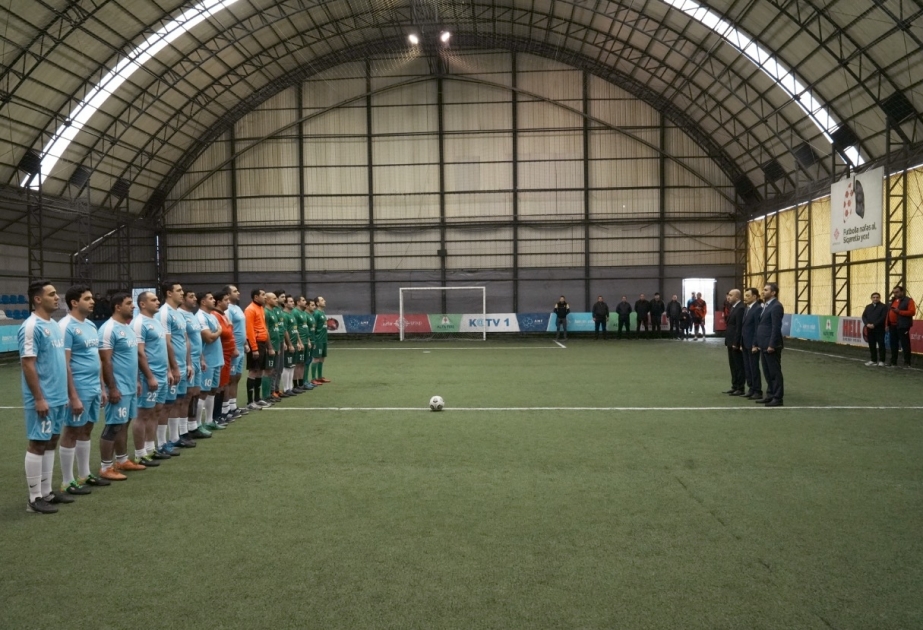 Zəfər Gününə həsr olunmuş minifutbol turnirinə start verilib