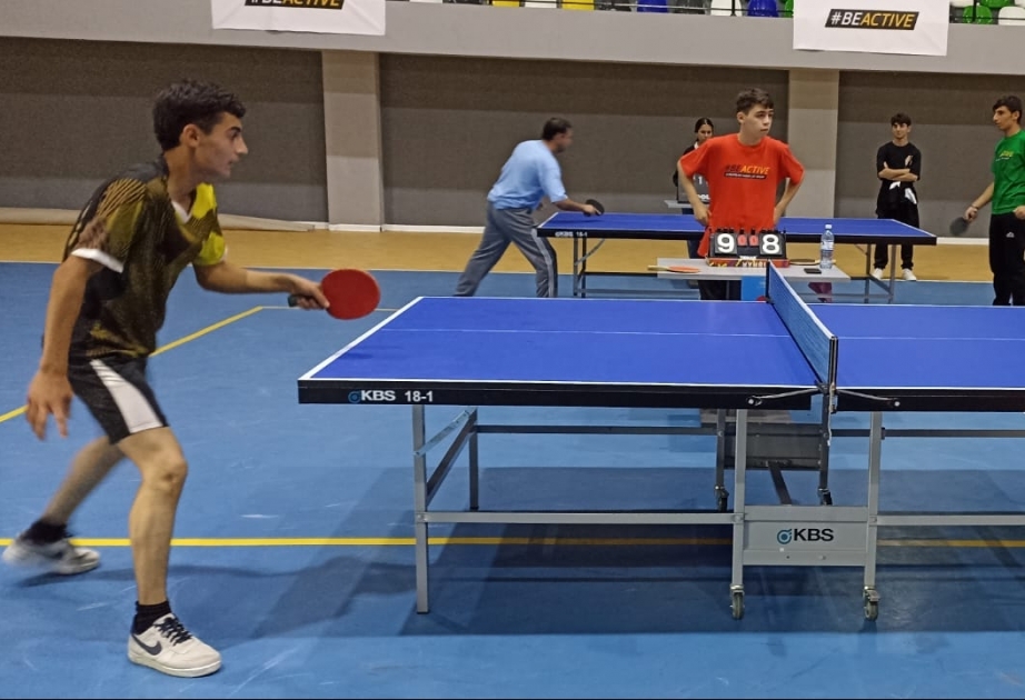 Lənkəranda stolüstü tennis yarışı keçirilib