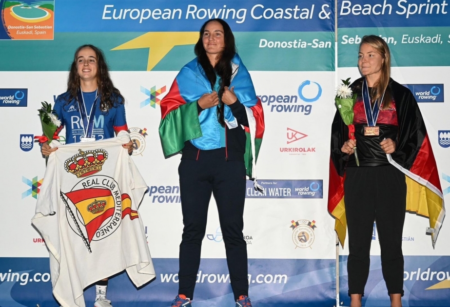 Азербайджанская гребчиха стала чемпионкой Европы