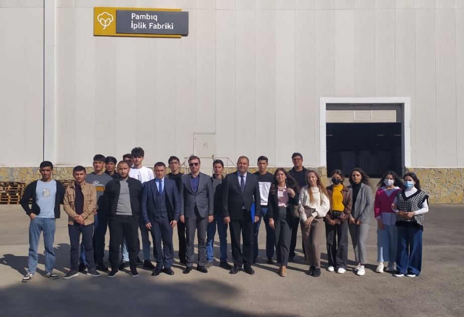 MDU tələbələri Mingəçevir Sənaye Parkına ekskursiya ediblər