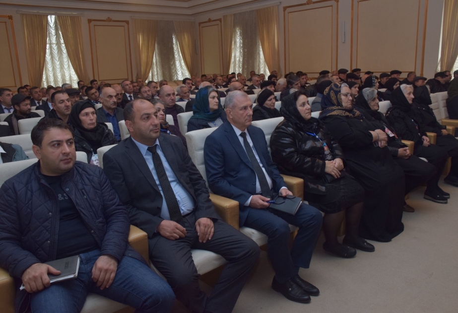 В преддверии Дня Победы в Губе состоялась встреча с семьями шехидов