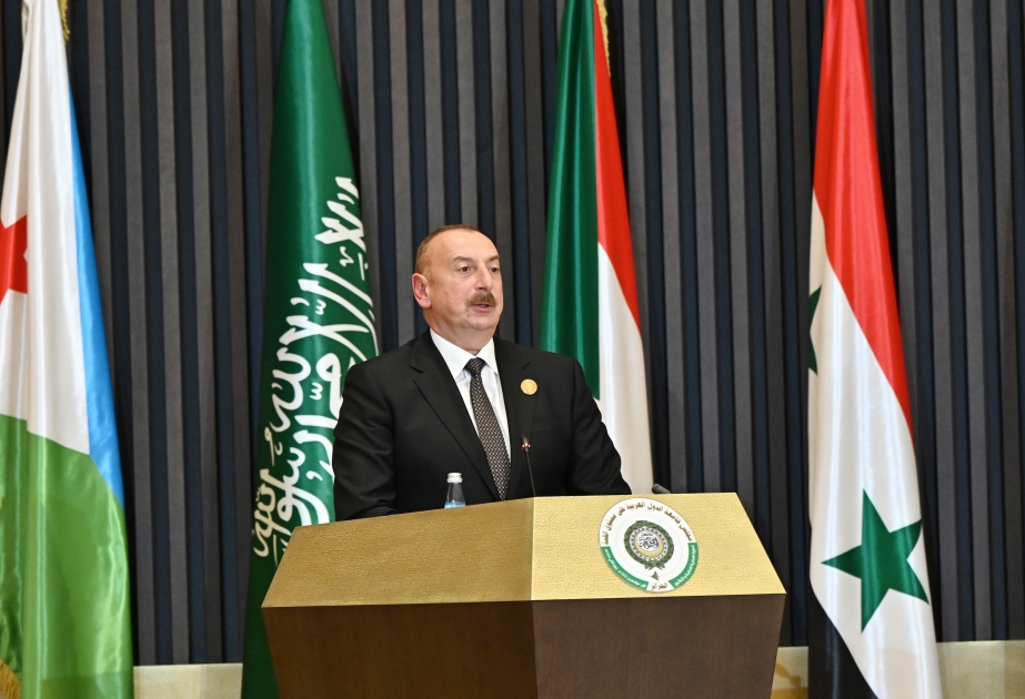 الرئيس الأذربيجاني: شعرنا بدعم اخوتنا العرب في سنوات الاحتلال الأرميني لأراضينا