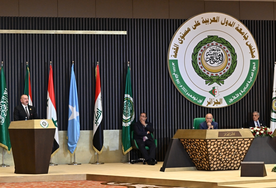 President Ilham Aliyev: We pay a special importance to bilateral cooperation with members of Arab League and highly value mutual support and solidarity