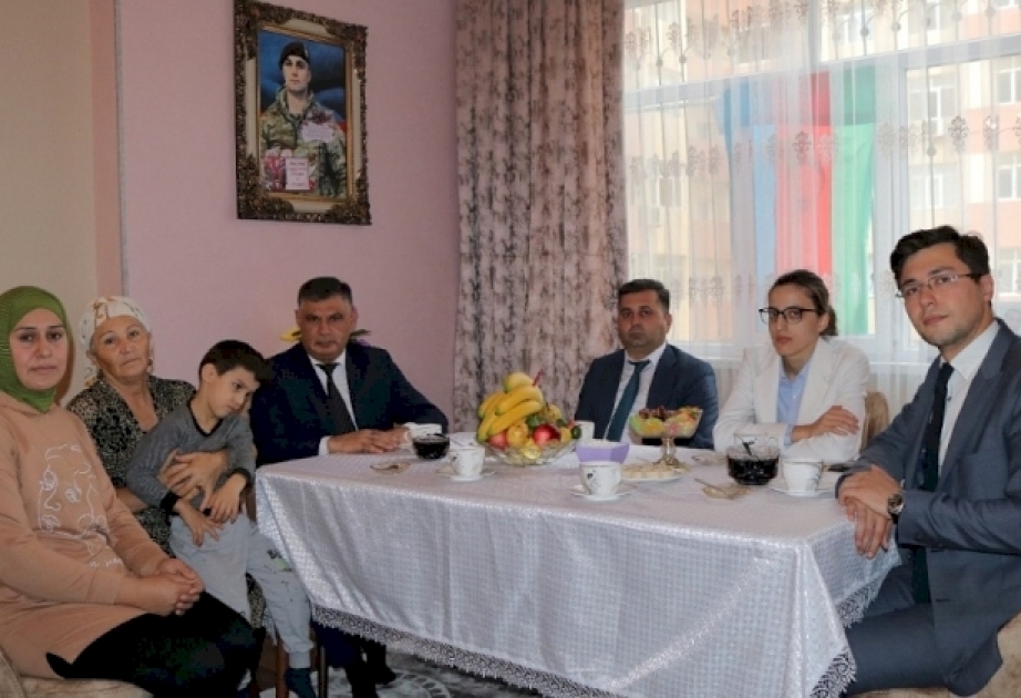 Vətən Müharibəsi Qəhrəmanı şəhid Elyar Vəliyevin ailəsi ziyarət olunub