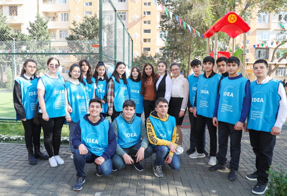 Leyla Aliyeva attends inauguration of another yard redeveloped under “Bizim həyət” project