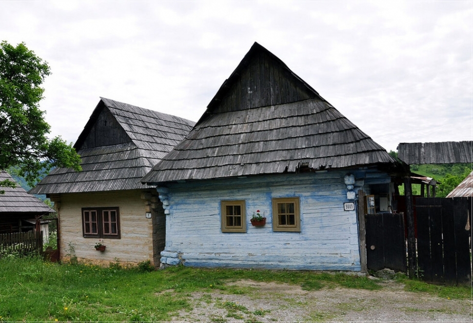 Vlkolínec – an outstanding example of a traditional Central European rural settlement, UNESCO World Heritage Site in Slovakia