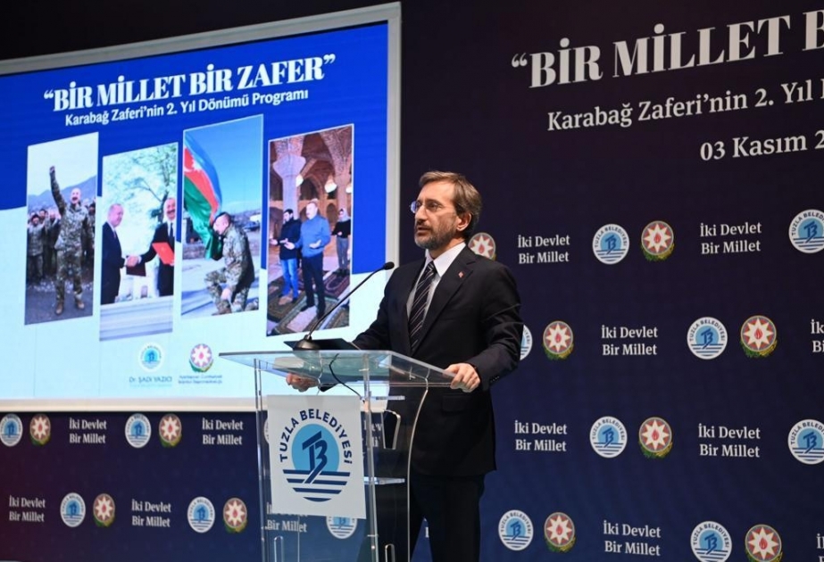 İstanbulda Azərbaycanın şanlı Qarabağ Zəfərinin ikinci ildönümü qeyd olunub VİDEO