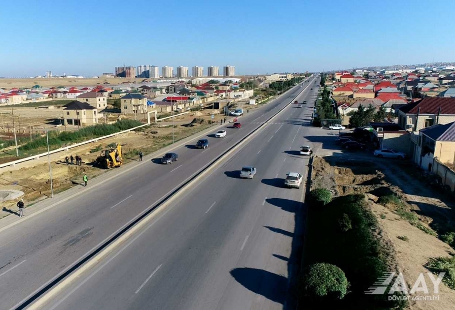 Bakı-Şamaxı-Yevlax avtomobil yolunda daha bir piyada keçidinin tikintisinə başlanılıb