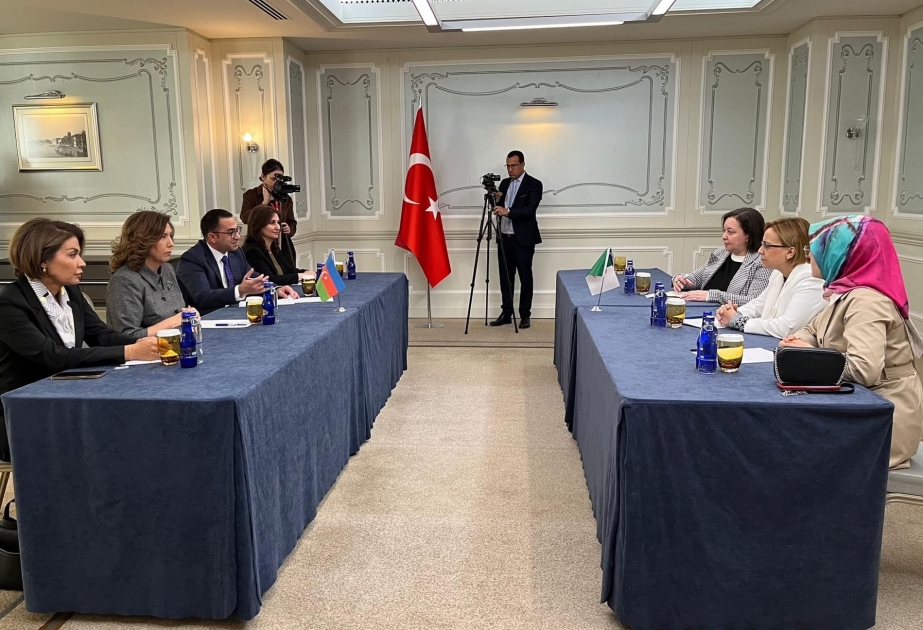 Bahar Muradova Əlcəzairin Milli Həmrəylik, Ailə və Qadının Statusu naziri ilə görüşüb