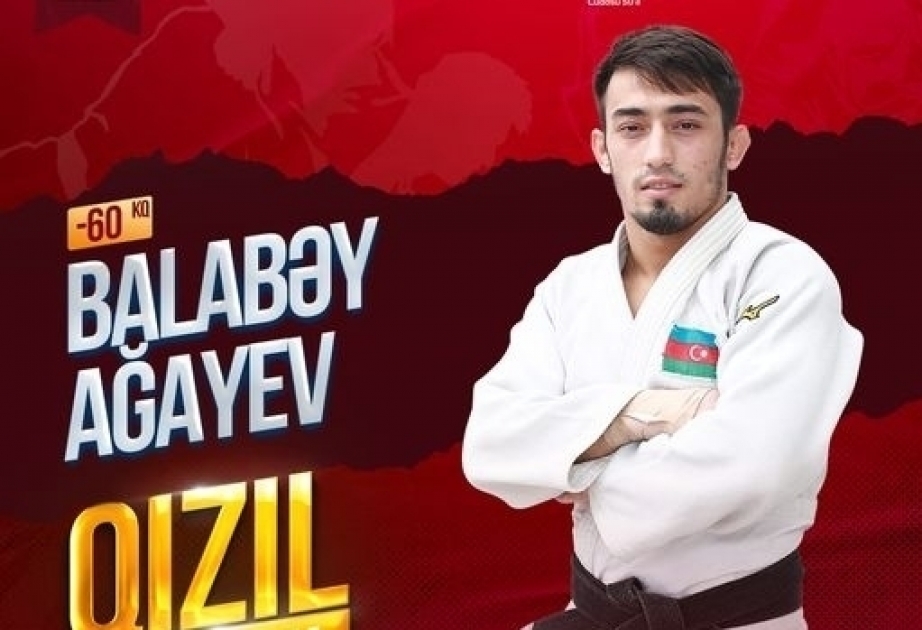 Azerbaijani judoka takes gold at Baku Grand Slam 2022