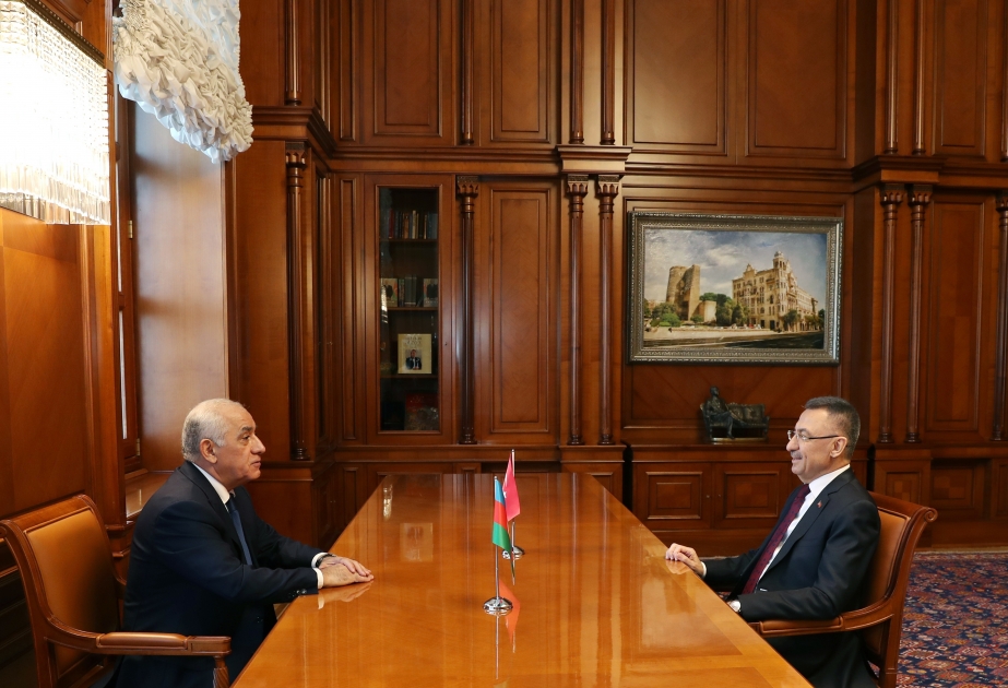 Azerbaijani PM meets with Turkish vice president