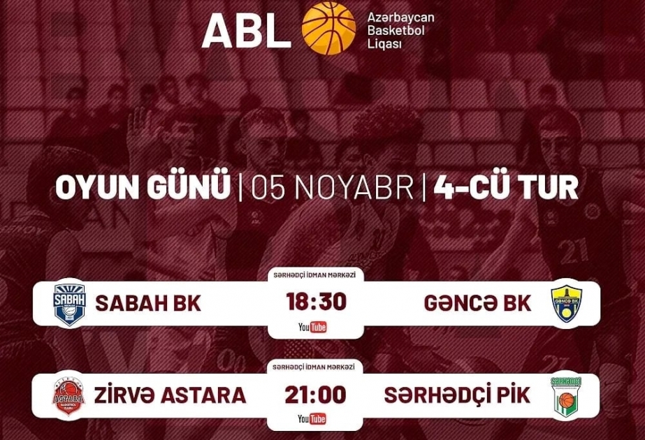 Bu gün Azərbaycan Basketbol Liqasında dördüncü tura yekun vurulacaq